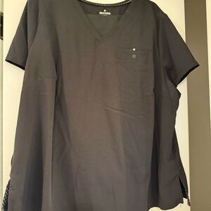 Beyond Scrubs Black Scrub Set